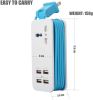 4 Port USB and Universal Outlet Charging Station