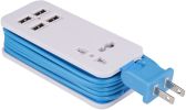 4 Port USB and Universal Outlet Charging Station