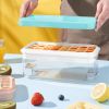 1pc Ice Cube Tray Mold With Lid And Bin; 32-cell Ice Cubes Mold; Ice Tray For Freezer; Ice Freezer Container; Spill-Resistant Removable Lid & Ice Scoo