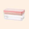 1pc Ice Cube Tray Mold With Lid And Bin; 32-cell Ice Cubes Mold; Ice Tray For Freezer; Ice Freezer Container; Spill-Resistant Removable Lid & Ice Scoo
