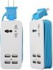 4 Port USB and Universal Outlet Charging Station